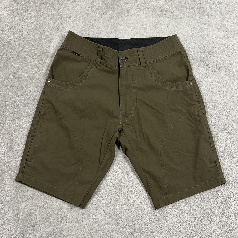 Kuhl Ramblr Shorts Mens 28 Green Cargo Hiking Outdoors Camping 5125
